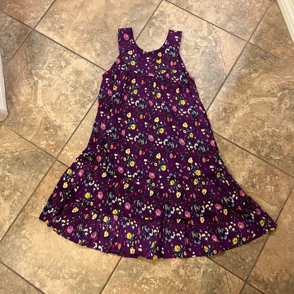 Anthony Richards Purple Floral & Butterfly Print Sundress - Picture 15 of 16